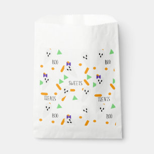 Sachets En Papier Confettis en forme de fantôme pour Halloween