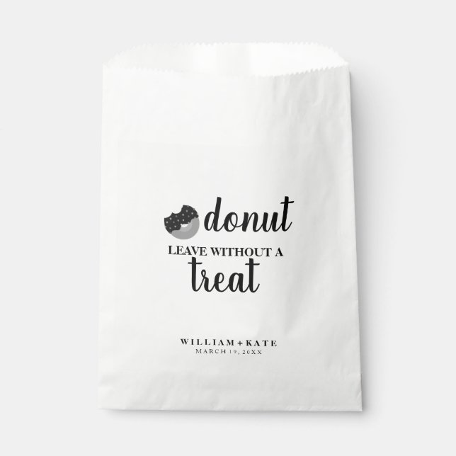 Sachets En Papier Congé Moderne Sans Un Mariage Privilège (Devant)