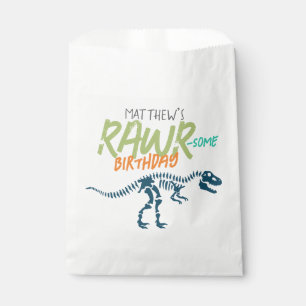 Sachets En Papier Cool Dinosaur Dig Anniversaire de enfant