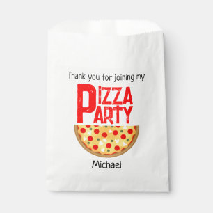 Sachets En Papier Cool plaisir pizza fête anniversaire de enfant