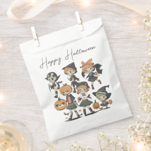 Sachets En Papier Costumes d'enfants vintage pour Halloween