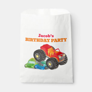 Sachets En Papier Couleur d'eau de la fête d'anniversaire du Camion