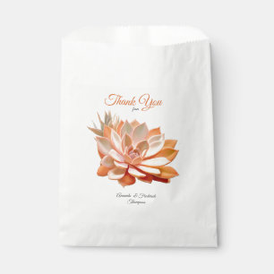 Sachets En Papier Couleurs Succulentes de broyage d'abricot