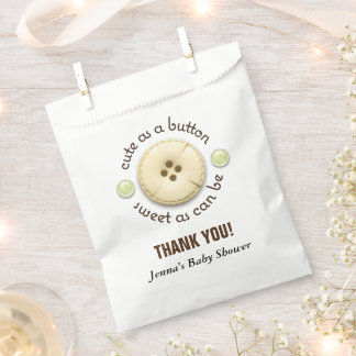 Sachets En Papier Coupe en tant que Baby shower de boutons