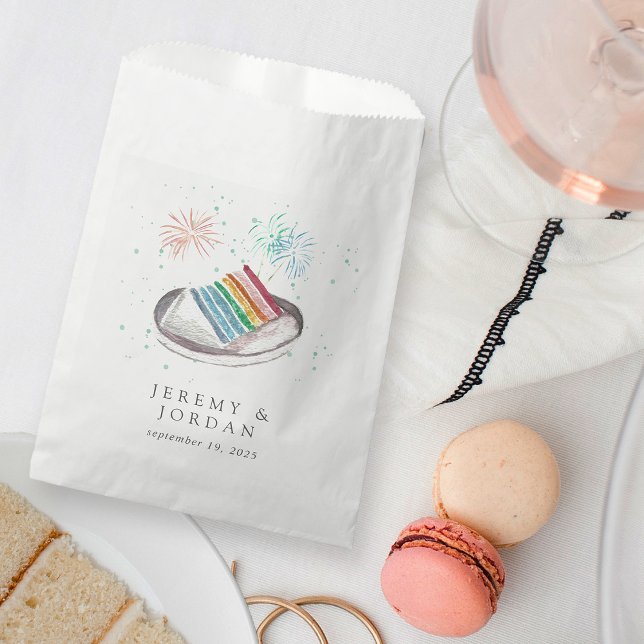 Sachets En Papier Couple d'amour personnalisé (Créateur téléchargé)