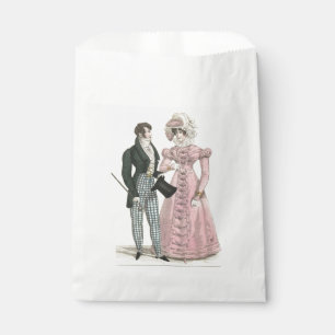 Sachets En Papier Couple Mariage Antique 1823 Homme Femme Mode