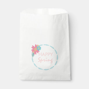 Sachets En Papier Couronne de fleurs pour fête printanière Fleurs d'
