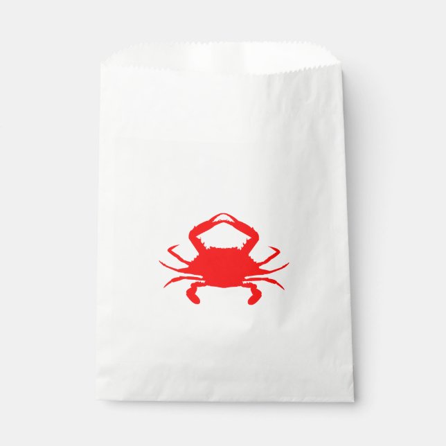 Sachets En Papier Crabe rouge (Devant)