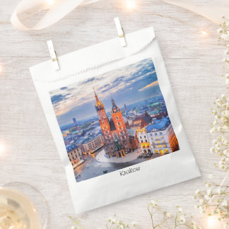 Sachets En Papier Cracovie nuit en Pologne