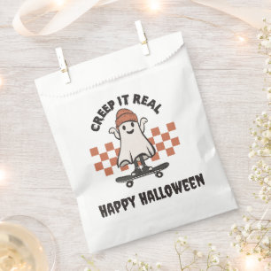 Sachets En Papier Creep it Real Skateboard Ghost Happy Halloween