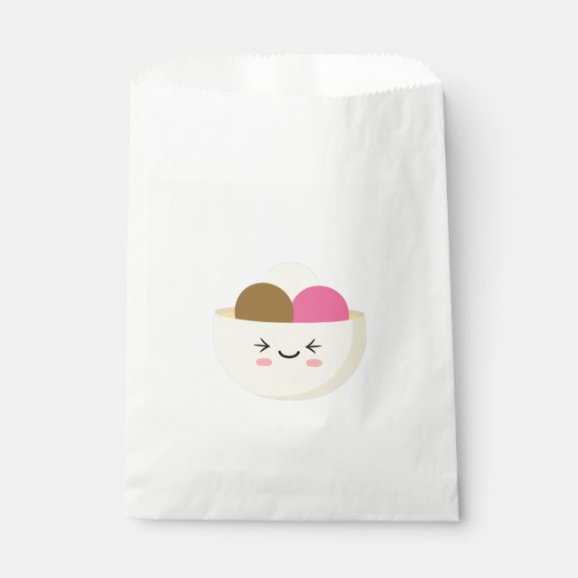 Sachets En Papier Crème glacée Kawaii (Devant)
