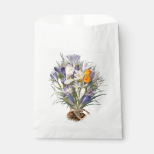 Sachets En Papier Crocus Spring Flower Botanique Floral Art