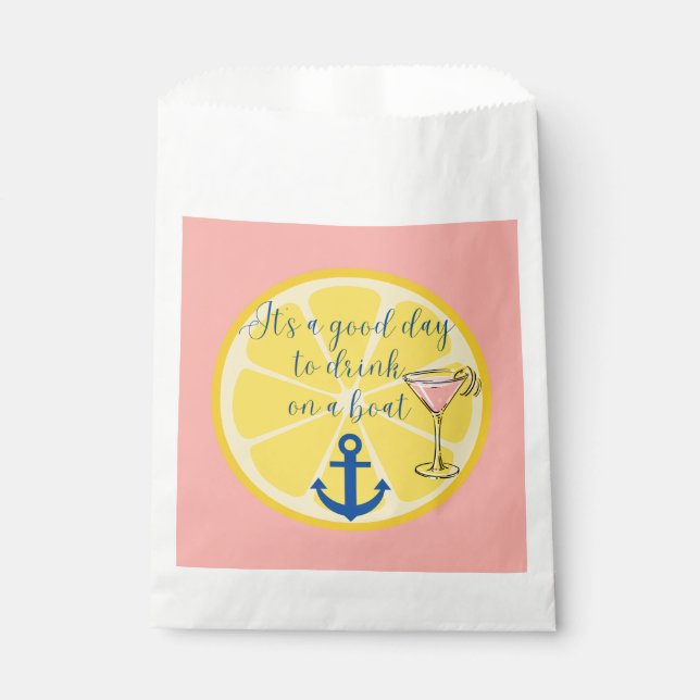 Sachets En Papier Croisière en bateau (Devant)