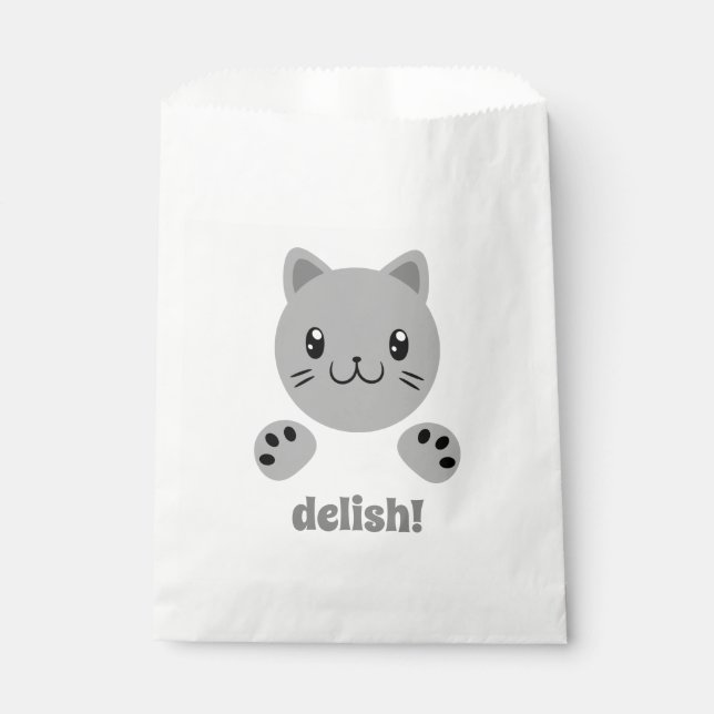 Sachets En Papier Cute chat (Devant)