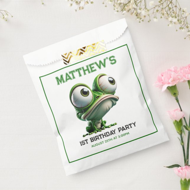 Sachets En Papier Cute Crazy Frog Farm Theme 1st Birthday Party (Scellé)