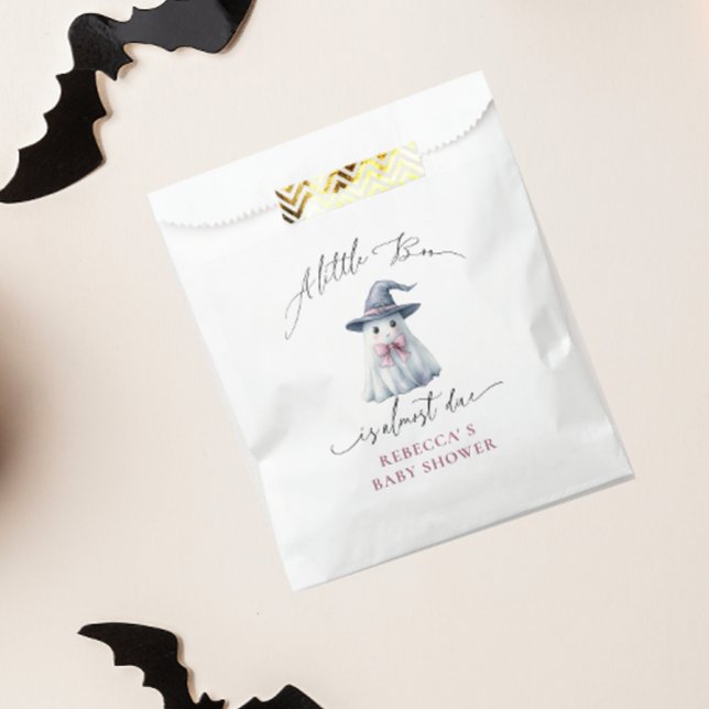 Sachets En Papier Cute Ghost Pumpkin Boo Halloween Baby Shower  (Créateur téléchargé)