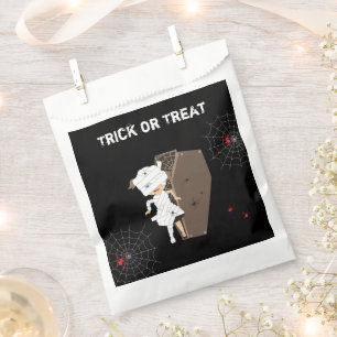 Sachets En Papier Cute Girl Mummy Coffin Halloween Enfants Party