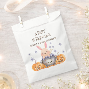 Sachets En Papier Cute Halloween Cauldron Baby brasse douche