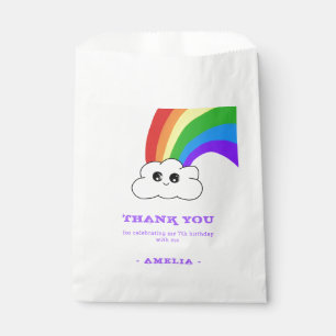 Sachets En Papier Cute Kawaii Cloud Arc-en-ciel L'anniversaire de l'