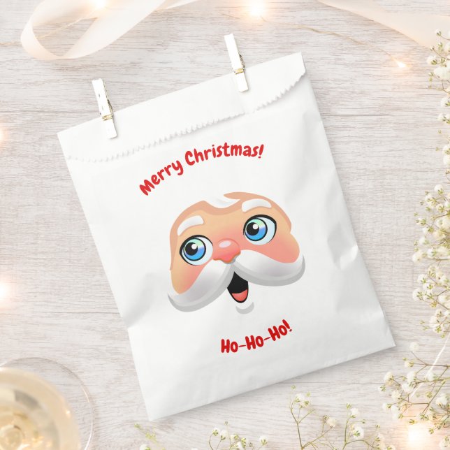 Sachets En Papier Cute Père Noël (Coupé)