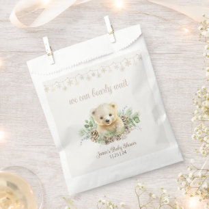 Sachets En Papier Cute Polaire Ours Cub Bearly Wait Winter Baby show