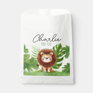 Sachets En Papier Cute Safari Lion Birthday