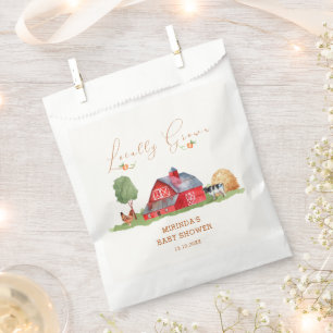 Sachets En Papier Cute Vintage Farmers Market Barnyard Baby shower