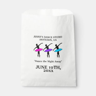 Sachets En Papier Danseurs de ballet Ballerina Silhouette Dance Cons