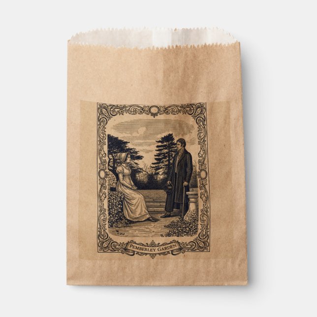 Sachets En Papier Darcy et Elizabeth (Devant)