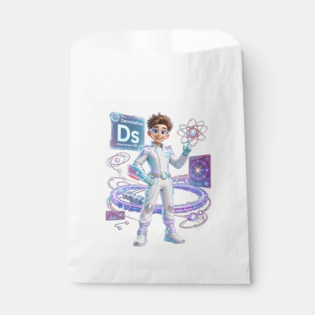 Sachets En Papier Darmstadtium (Ds) – Atomique  | COLLECTION ATOMIVR (Devant)