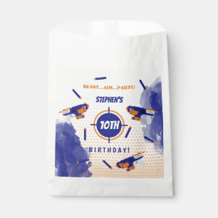 Sachets En Papier Dart Gun Bataille War Boys Anniversaire