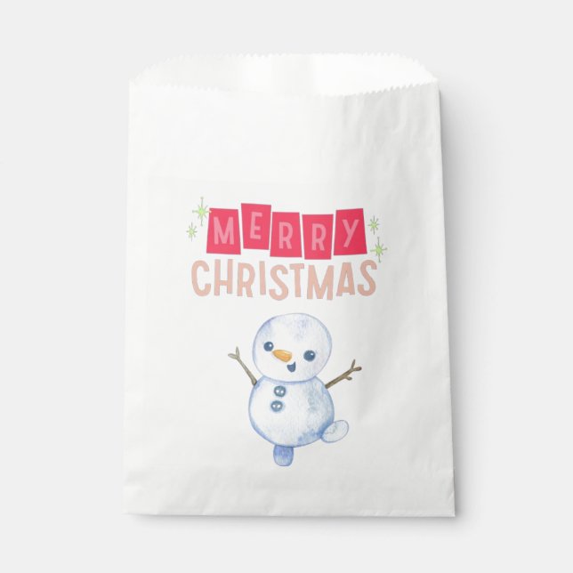 Sachets En Papier Deck the Halls : Joyeuse fête de Noël" (Devant)