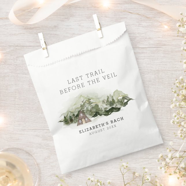 Sachets En Papier Dernier sentier avant le week-end de Bachelorette  (Coupé)