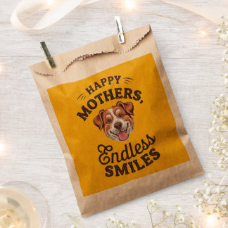 Sachets En Papier Des mères heureuses sourires sans fin
