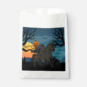 Sachets En Papier Dessin Halloween/Automne Horseman sans tête