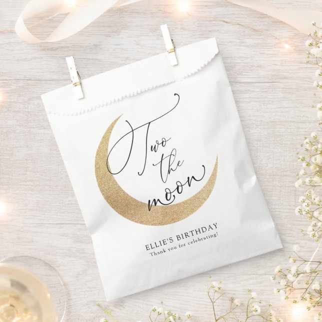 Sachets En Papier Deux ans de la Lune (Coupé)
