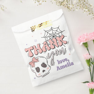 Sachets En Papier Deux Éffrayant rose pâle Halloween Anniversaire Me