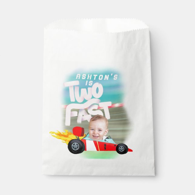 Sachets En Papier Deux fêtes d'anniversaire rapides (Devant)