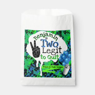Sachets En Papier Deux légendes à quitter   Anniversaire des Hip h