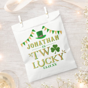 Sachets En Papier Deux Lucky St. Patrick's Day 2e anniversaire