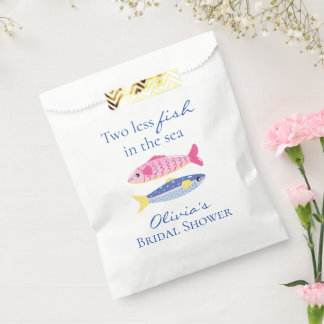 Sachets En Papier Deux poissons de moins dans la mer Fête de mariage