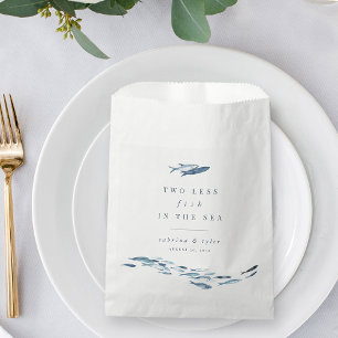 Sachets En Papier Deux poissons en moins dans la mer Mariage personn
