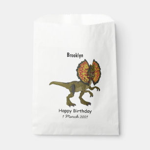 Sachets En Papier Dilophosaurus dessin animé