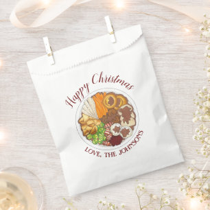 Sachets En Papier Dîner de Noël UK Festive British Food