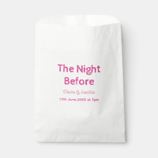 Sachets En Papier Dîner de répétition la veille simple minimal m