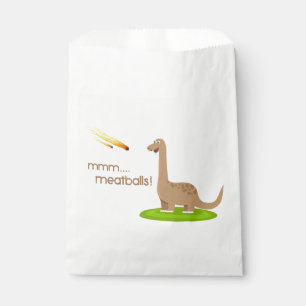 Sachets En Papier Dinosaur Meteor Boules de viande