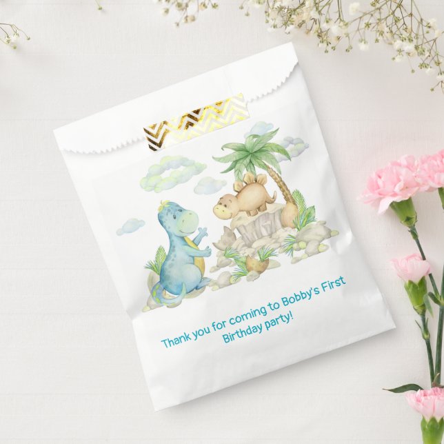 Sachets En Papier Dinosaure (Scellé)