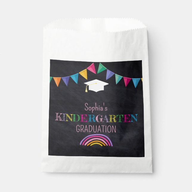 Sachets En Papier Diplôme de maternelle pour fille  (Devant)