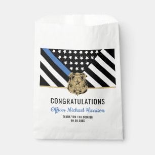 Sachets En Papier Diplômé d'officier de police Académie de maintien 