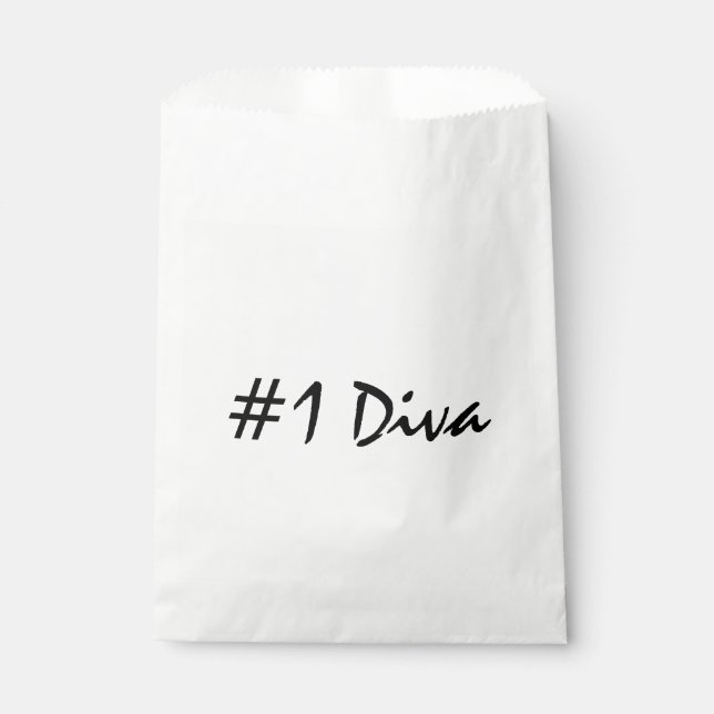 Sachets En Papier Diva numéro 1   (Devant)